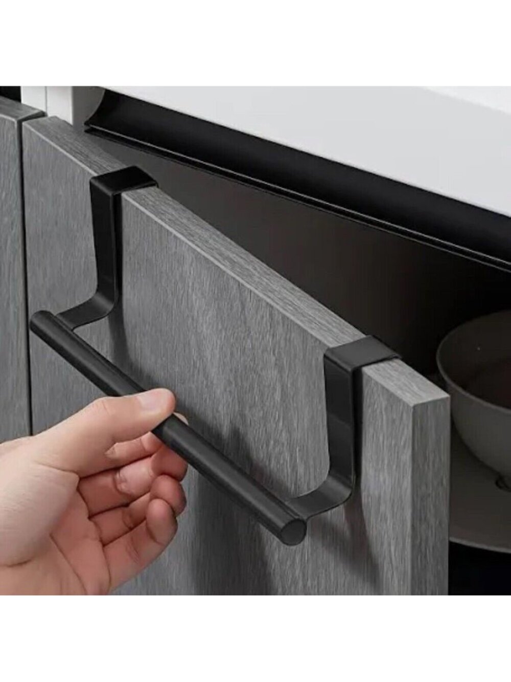 Towel Rack for Cabinet Stainless Steel Kitchen over the Door Bathroom Bar Holder